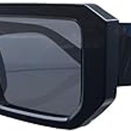 Luna UV Protected Rectangular Sunglasses for Men & Women | Black Frame | Black Lens | Stylish Unisex Eyewear for Driving, Travel & Casual outings-image-29