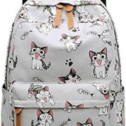 Medium Kids Standard Backpack Waterproof Standard Backpack, Girls & Women Stylish Trendy College, School & College Bag, Multicolor (CAT BAG)-image-87