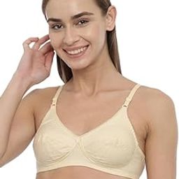 Women's Double Layered Cut and Sew Bra Full Coverage, Non-Wired, Non-Padded, 100% Cotton, Perfect for Saree Blouse_Saree Bra-image-1