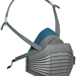 VENUS ISI Approved V-400 Half Face Reusable Respirator Mask + V-7400 P2 Particulate Filter Cartridge, Combo Pack, Respiratory Protection against solid Particles-image-4