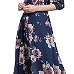 tee projekt Women Maxi Dress| Charming Georgette Maxi Dress | Breezy and Graceful Dress for Women-picture-2