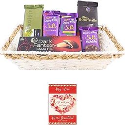 SFU E Com Creamy Premium Chocolates For Your Loved Once | Valentine Chocolate With Love Greeting Card | Valentine Chocolate Hamper | 519-71