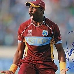 5x7 Inches Original Autographed Photo of West Indies Cricketer Dwayne Bravo-image-71