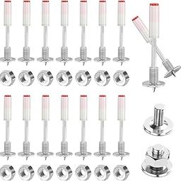 TAITHI M8 Screw Nut Nail Gun Manual Steel Concrete Nails, 7.3mm Round Nails Wall Fastening Tool, Concrete Nails for Walls, Concrete Ceiling Cable Ducts Fixed Slotting Device Repair Tool (50)-image-30