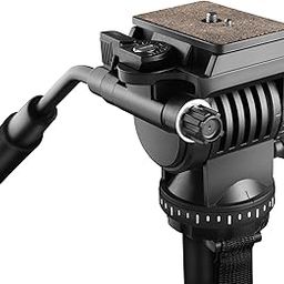 DIGITEK® DVH 001 Video Fluid Head | Lightweight with Flat Base | Supports Multiple Tripods & Monopods (Load Capacity-5 Kgs) (DVH-001)-image-81