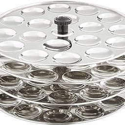 Dynore Stainless Steel Small/Mini Idly Stand/Idly Maker Makes 72 Mini Idly at Once. (Round 4 Plate Mini Idli)-image-33