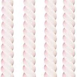 Kigs Enterprise Pack of 4 Pcs Designer White Spiral Pillar Candle 10 inch Long for Party, Daily use, Candle (Pack of 4 Pcs 10 Inch, White)-image-78
