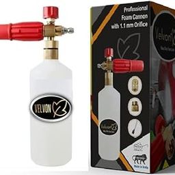 VELVON Heavy Duty brass Foam Cannon Snow Lance With Brass neck and 1/4 Adapter/connector, Car Washing Foam Gun Bottle-image-64