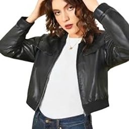 Crop Jacket,Classic Leather Jacket,Ladies' Slim Fit Leather Jacket,Women's Genuine Leather Jacket,Crop Leather Jacket , Short Leather Jacket, Crop Leather Jacket For Women,Jacket13.-image-106