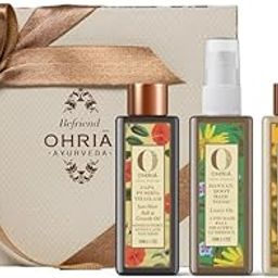 Ohria Ayurveda Hair Loss & Thinning Control Ritual | Honey Coconut Cleanser, Banyan Root Hair Tonic & Japa Pushpa Hair Oil | Supports Scalp Health & Hair Vitality | Ayurvedic Blend | 50ml Each-4
