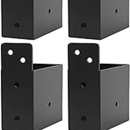 CALANDIS™ 4Pcs Pergola Brackets with Screws Hardware for 2X4 Wood Posts Gazebo Sunroom | Braces & Brackets | Nails Screws & Fasteners | Building & Hardware | Home Improvement-image-42