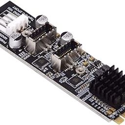 chenyang M.2 NVME NGFF M-Key 1 to 2 USB 3.1 Type-E Front Panel Socket Mainboard Header Extension Adapter-15