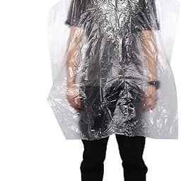 50PCS Waterproof Haircut Cape Hair Cut Cape Beard Cape Skin-Friendly Hairdressing Apron for Home Barber-image-31