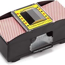 CELLEBII® Automatic Poker Card Shuffler, Battery Operated Electric Shuffling Machine for Home Party Club-30