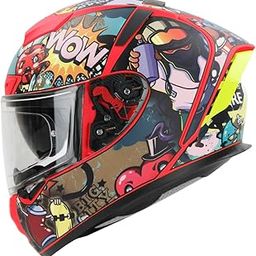 Ignyte IGN-4 Subway Surfer ISI/DOT Certified Double Visor Full Face Graphic Helmet with Outer Anti-Fog Clear Visor and Inner Smoke Sun Shield-image-63
