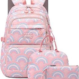 School Bag for Women Lightweight Waterproof Causal Travel School Bags 14 Inch Laptop Backpack for College Bags for Women Teenage Girls Work-image-46