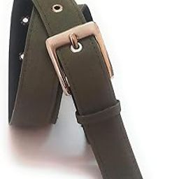 women's XXXL OVERSIZE PLUS SIZE DENIM MATERIAL MILLATRY GREEN JEANS BELT-image-81