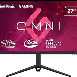 ViewSonic (from USA)-VX2728 68.58Cm (27'') FHD Fast IPS 180Hz Gaming Monitor with 0.5ms, Tilt, HDR10, AMD FreeSync, Premium AdaptiveSync, ClearMR,132% sRGB, Speaker, Eye Care, HDMI, DP.-image-26