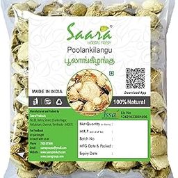 SAARA White Turmeric Root, Kichilli Kilangu, Poolan kilangu, Zedoary root, Kapoor Kachri, Kapur Kachri, Used for Digestive Problem, 250g-image-18