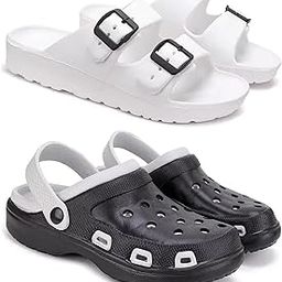 WINGSCRAFT Men's Rover Lightweight Comfortable| Slides|Clogs| Sandals with Adjustable Back Strap for Men Multicolor-image-35