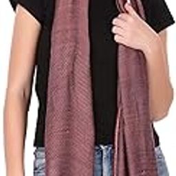 stole/scarf for girl/ladies Colour- Peach & Dark Blue soft viscose cotton blend ethnic pattern scarves pack of 1 ST-34-image-7