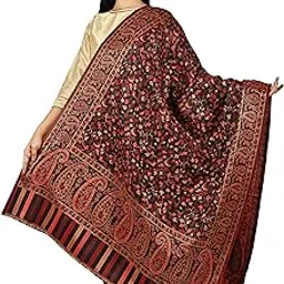 fusfus Women's weaving Woolen Shawl (FS058,Multicolor,Free Size)-picture-11