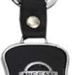 Will Vision Black Leather Car Logo Keychain for Nissan Key Chain Keyring with Logo (Pack Of 1)-image-95