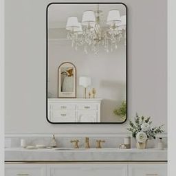 Rectangular 12x18 Frameless Wall Mirror – Crystal Clear View with Smooth Finish – Stylish Modern Accent for Bathrooms, Bedrooms, or Entryway Walls-picture-33