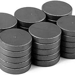 GreyArt Round Disc Small Magnets Set Mini Decorative Fridge Magnets for Refrigerator, Notice Boards, DIY School & College Projects, Art & Craft Work, Home & Office Improvement Grey Finish (25, 18 MM)-15