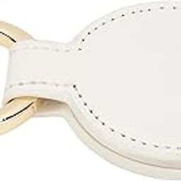 PU Leather Hat Clip, Fashionable Round Magnetic Hat Clip Enough Magnetic Force Portable for Camping for Travel (White)-image-18