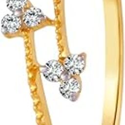 p.c. chandra jewellers 18K (750) Diamond Collection Yellow Gold and Diamond Ring for Women-picture-36