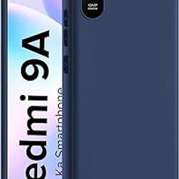 CEDO Redmi 9A / 9i / 9A Sport / 9i Sport Back Cover | Camera Bump Protection & Ultra Slim | Matte Soft Silicon Shock Proof Rubberised Back Case Cover (Blue)-image-8