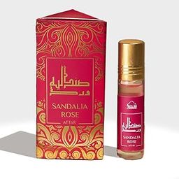 Dukhni Sandalia Rose Attar Oil Arabic Perfume Oils For Men And Women 100% Pure Ittar Roll On Perfume, Chandan, Sandal, Sandalwood Oil Eid, Ramadan Gifts, Non Alcoholic & Vegan Fragrances-46