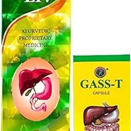 Ayurveic Bans-Liv Syrup 450ml & Gass-T Capsule for your healthy liver | gas & acidity | 450ml + 50 capsule-12