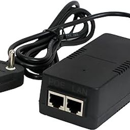 NETSTAR® Gigabit Passive PoE Injector 48VDC @ 0.5A | with 3 Pin Power Cord | Up to 100 Meters | Works with All Brands Grandstream, Mimosa, TP-Link, Ruckus, Tenda, CCTV Cameras, IP Phones etc.-image-78