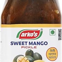 ARKOS Homemade Sweet Mango Pickle, 200 g,Indian Traditional Combine Gur and sugar Sweet Aam ka achar with 100% natural ingredients ,Oil free, Hot, Tangy, Sour, & Spicy No Artificial Flavours ,Fresh Authentic Aam Ka Meeta Achar-image-62