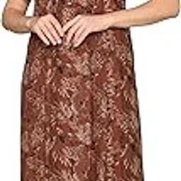 glamoras Alfine Cotton Nighty Gown with Side Pocket for Women | Regular, Printed & Full Length Maxi Night Gown | Night Wear Nighties for Women | Size: M-2XL-picture-19