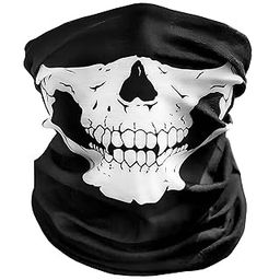 Hitaocity Motorcycle Skull Mask / Wear Headgear Neck Warmer Cycling Goggles Bandana Balaclava Half Ski Skiing Winter Store Shop Item Stuff Protective Hannibal Cheap Skeleton Scary Funny Unique Mouth Full Motorbike Vespa Scooter Riding Biker Rider Fahsionable Fashion Facial Anti Dust Wind Head Wear Hat Scarf Face Cap Cover Cool Helmet Clothing Apparel Clothes Face Black Accessories Gear Part Tool S-image-3