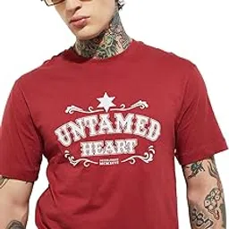 max URB_N Men Half Sleeves Round Neck Cotton Oversized T-Shirt-picture-40