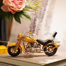 PURE HOME + LIVING Yellow Metal Decorative Vintage Bike - Small Showpiece Figurine Statue for Home, Brass Antique Showpieces for Home, Standard, (Pack of 1)-image-72