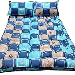 Flamo Mattress Organic Kapok Silk Cotton Ilavam Panju Double Floor Sleeping Bed Mattress (6 x 4 ft / 72 x 48 x 3 Inch) Multicolor.-28