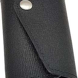 Genuine Leather Multiple Key Holder, Carry 12 Keys at Once - Black-picture-35