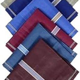 Cotton Premium Collection for Men | Pack of 3 | Dark Colours | (40x40cm/16x16inches) - Multicolour-picture-46