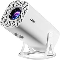 REBOT® Android Play Store, Smart Projector, 4K Support, Aux Cable, Memory Card, Phone/Laptop Connector, Netflix, YouTube, Hotstar, Speaker Inbuilt WiFi & BT, 720P Native with Remote. (Projector)-11