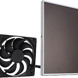 CHENZILIN Solar Power Fan Set Solar Exhaust Fan Solar Driven Ventilation Fan for Chicken Coops Greenhouses and Pet Houses-image-28