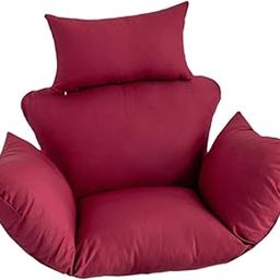 THE STYLE SUTRA Hammock Swing Chair Cushion with Headrest Armrest for Backyard Porch Outdoor Red-image-63