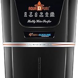 AQUA D PURE 12L RO+UV+UF Copper + Alkaline +TDS Control+UV Purified Water with Goodness of Copper and Alkaline RO Water Purifier, Black-image-48
