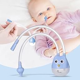 R for Rabbit Snowy Baby Nasal Aspirator, Nose Cleaner for Babies (0 to 5 Years) BPA Free Soft Silicone, Infants Snotsucker, Cold Relief, Easy to Clean, Travel Friendly (Blue)-20