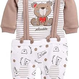 Unisex Kids Cotton Printed Dungaree-image-33