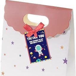 WoW Party Studio Space Astronaut Theme Happy Birthday Party Decorations Return Gift Thank You Tags - 24Pcs-23